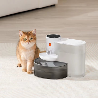 Dispenser Cat Water Fountain Moving Water Unplugged Automatic Water Feeder Pet Dog Drinker Pet Feeder Cat Fountain