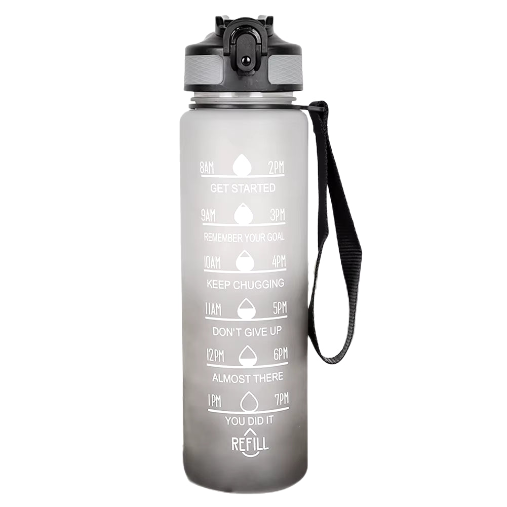 1L Water Bottle Portable Sport Water Bottle Pretty Drink Bottle Leakproof Gym Water Bottle for Outdoor Travel Fitness Cycling